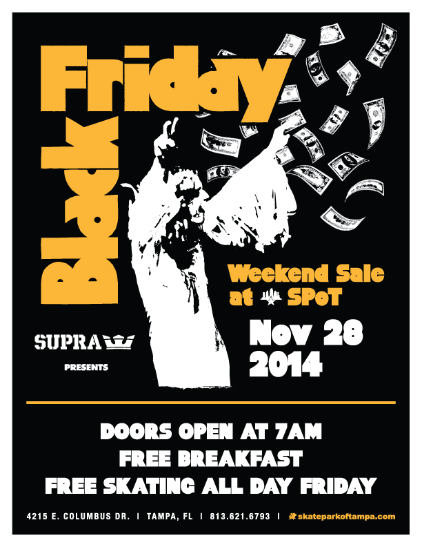 SPoT Black Friday sale presented by Supra